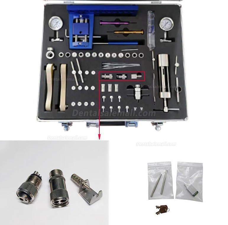 Dental Handpiece Repair Kits Tool for Low Speed and High Speed Bearing Cartridge Chucks Maintenance Almighty Set